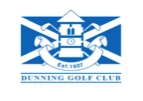 Dunning GC - Golf Update, w/e 8th January 2022
